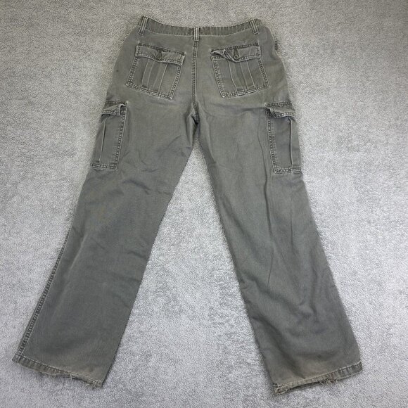 Polo Jeans Co Cargo Pants Women’s Size 4 (Fits 29x30) Green Y2K Streetwear - Picture 2 of 16